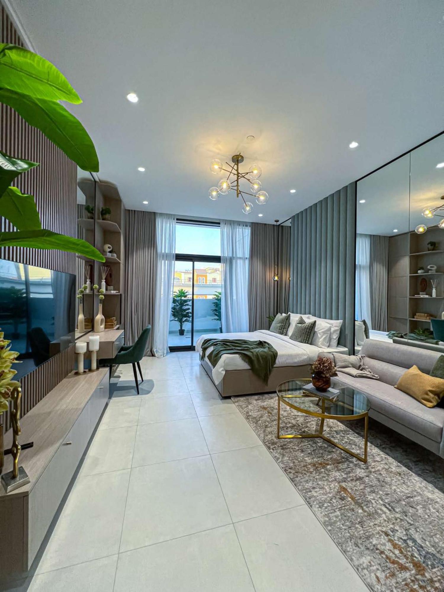 Апартаменти Bright New With Pool & Gym Access, 5 Min From Gardens Metro